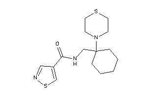 N-[(1-thiomorpholinocyclohexyl)methyl]isothiazole-4-carboxamide