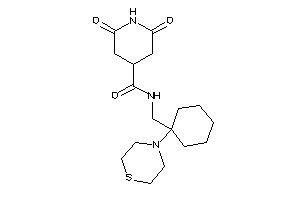 2,6-diketo-N-[(1-thiomorpholinocyclohexyl)methyl]isonipecotamide