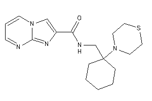 N-[(1-thiomorpholinocyclohexyl)methyl]imidazo[1,2-a]pyrimidine-2-carboxamide