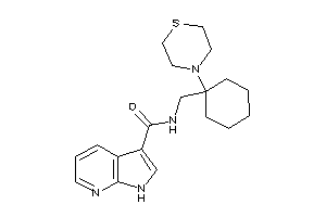 N-[(1-thiomorpholinocyclohexyl)methyl]-1H-pyrrolo[2,3-b]pyridine-3-carboxamide