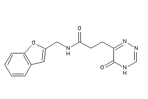 N-(benzofuran-2-ylmethyl)-3-(5-keto-4H-1,2,4-triazin-6-yl)propionamide