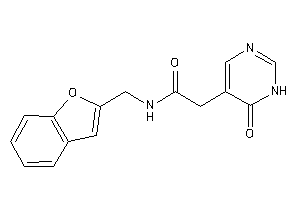 N-(benzofuran-2-ylmethyl)-2-(6-keto-1H-pyrimidin-5-yl)acetamide