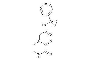 2-(2,3-diketopiperazino)-N-(1-phenylcyclopropyl)acetamide