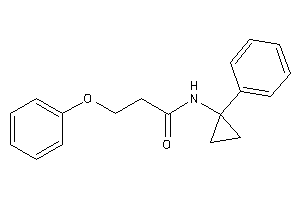 3-phenoxy-N-(1-phenylcyclopropyl)propionamide