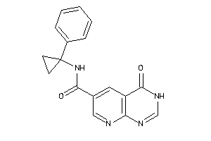 Image of 4-keto-N-(1-phenylcyclopropyl)-3H-pyrido[2,3-d]pyrimidine-6-carboxamide