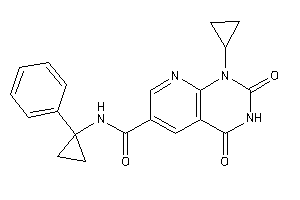 1-cyclopropyl-2,4-diketo-N-(1-phenylcyclopropyl)pyrido[2,3-d]pyrimidine-6-carboxamide