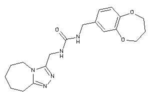 1-(3,4-dihydro-2H-1,5-benzodioxepin-7-ylmethyl)-3-(6,7,8,9-tetrahydro-5H-[1,2,4]triazolo[4,3-a]azepin-3-ylmethyl)urea