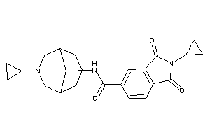 2-cyclopropyl-N-(7-cyclopropyl-7-azabicyclo[3.3.1]nonan-9-yl)-1,3-diketo-isoindoline-5-carboxamide