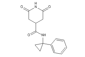 2,6-diketo-N-(1-phenylcyclopropyl)isonipecotamide