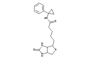 5-(2-keto-1,3,3a,4,6,6a-hexahydrothieno[3,4-d]imidazol-4-yl)-N-(1-phenylcyclopropyl)valeramide