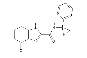 4-keto-N-(1-phenylcyclopropyl)-1,5,6,7-tetrahydroindole-2-carboxamide