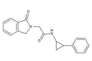 2-(1-ketoisoindolin-2-yl)-N-(2-phenylcyclopropyl)acetamide