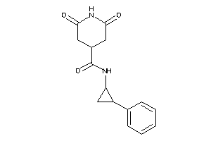 2,6-diketo-N-(2-phenylcyclopropyl)isonipecotamide