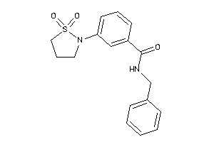 N-benzyl-3-(1,1-diketo-1,2-thiazolidin-2-yl)benzamide