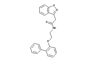 2-indoxazen-3-yl-N-[2-(2-phenylphenoxy)ethyl]acetamide