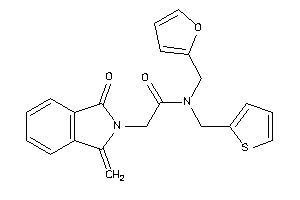 N-(2-furfuryl)-2-(1-keto-3-methylene-isoindolin-2-yl)-N-(2-thenyl)acetamide