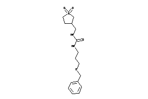 1-(3-benzoxypropyl)-3-[(1,1-diketothiolan-3-yl)methyl]urea