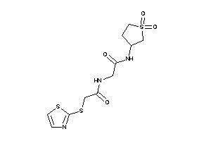 N-[2-[(1,1-diketothiolan-3-yl)amino]-2-keto-ethyl]-2-(thiazol-2-ylthio)acetamide