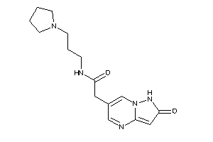 2-(2-keto-1H-pyrazolo[1,5-a]pyrimidin-6-yl)-N-(3-pyrrolidinopropyl)acetamide