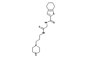 N-[2-keto-2-(3-piperazinopropylamino)ethyl]-4,5,6,7-tetrahydrobenzothiophene-2-carboxamide