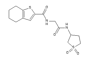 N-[2-[(1,1-diketothiolan-3-yl)amino]-2-keto-ethyl]-4,5,6,7-tetrahydrobenzothiophene-2-carboxamide