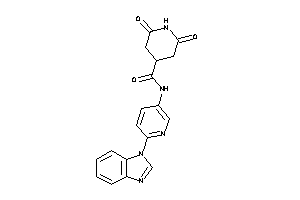 N-[6-(benzimidazol-1-yl)-3-pyridyl]-2,6-diketo-isonipecotamide