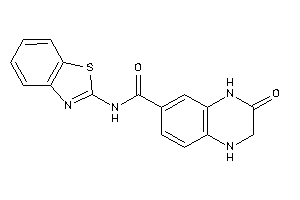 N-(1,3-benzothiazol-2-yl)-3-keto-2,4-dihydro-1H-quinoxaline-6-carboxamide