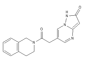 6-[2-(3,4-dihydro-1H-isoquinolin-2-yl)-2-keto-ethyl]-1H-pyrazolo[1,5-a]pyrimidin-2-one