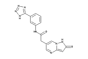 2-(2-keto-1H-pyrazolo[1,5-a]pyrimidin-6-yl)-N-[3-(1H-tetrazol-5-yl)phenyl]acetamide