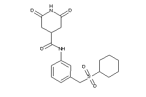 N-[3-(cyclohexylsulfonylmethyl)phenyl]-2,6-diketo-isonipecotamide