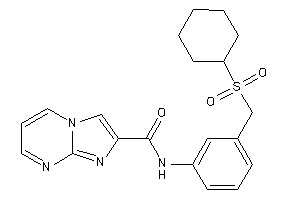 N-[3-(cyclohexylsulfonylmethyl)phenyl]imidazo[1,2-a]pyrimidine-2-carboxamide