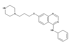 Cyclohexa-2,4-dien-1-yl-[7-(3-piperazinopropoxy)quinazolin-4-yl]amine