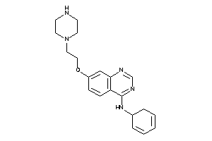 Cyclohexa-2,4-dien-1-yl-[7-(2-piperazinoethoxy)quinazolin-4-yl]amine