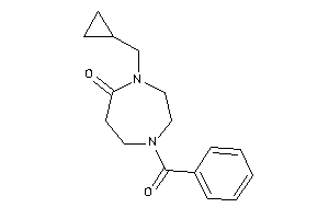 1-benzoyl-4-(cyclopropylmethyl)-1,4-diazepan-5-one