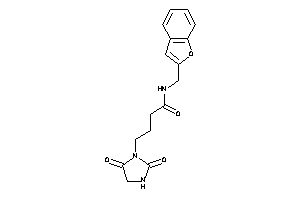 N-(benzofuran-2-ylmethyl)-4-(2,5-diketoimidazolidin-1-yl)butyramide