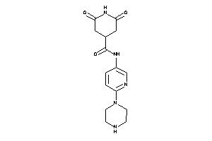 2,6-diketo-N-(6-piperazino-3-pyridyl)isonipecotamide