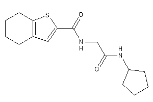 N-[2-(cyclopentylamino)-2-keto-ethyl]-4,5,6,7-tetrahydrobenzothiophene-2-carboxamide