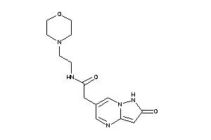 2-(2-keto-1H-pyrazolo[1,5-a]pyrimidin-6-yl)-N-(2-morpholinoethyl)acetamide