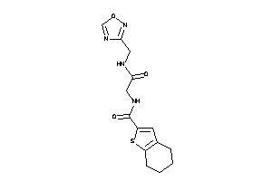 N-[2-keto-2-(1,2,4-oxadiazol-3-ylmethylamino)ethyl]-4,5,6,7-tetrahydrobenzothiophene-2-carboxamide