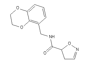 N-(2,3-dihydro-1,4-benzodioxin-5-ylmethyl)-2-isoxazoline-5-carboxamide