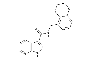 N-(2,3-dihydro-1,4-benzodioxin-5-ylmethyl)-1H-pyrrolo[2,3-b]pyridine-3-carboxamide