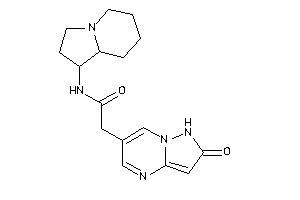 N-indolizidin-1-yl-2-(2-keto-1H-pyrazolo[1,5-a]pyrimidin-6-yl)acetamide