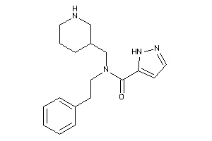 N-phenethyl-N-(3-piperidylmethyl)-1H-pyrazole-5-carboxamide