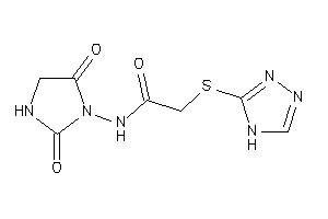 Image of N-(2,5-diketoimidazolidin-1-yl)-2-(4H-1,2,4-triazol-3-ylthio)acetamide