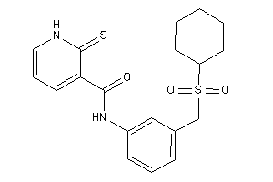 Image of N-[3-(cyclohexylsulfonylmethyl)phenyl]-2-thioxo-1H-pyridine-3-carboxamide
