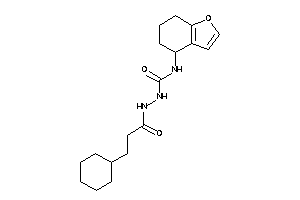 1-(3-cyclohexylpropanoylamino)-3-(4,5,6,7-tetrahydrobenzofuran-4-yl)urea