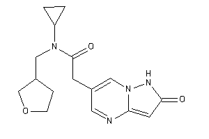 N-cyclopropyl-2-(2-keto-1H-pyrazolo[1,5-a]pyrimidin-6-yl)-N-(tetrahydrofuran-3-ylmethyl)acetamide