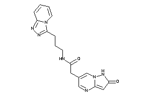 2-(2-keto-1H-pyrazolo[1,5-a]pyrimidin-6-yl)-N-[3-([1,2,4]triazolo[4,3-a]pyridin-3-yl)propyl]acetamide