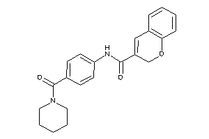 N-[4-(piperidine-1-carbonyl)phenyl]-2H-chromene-3-carboxamide