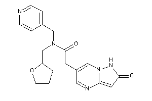 2-(2-keto-1H-pyrazolo[1,5-a]pyrimidin-6-yl)-N-(4-pyridylmethyl)-N-(tetrahydrofurfuryl)acetamide